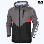 adidas veste teamwear hiver double zipper